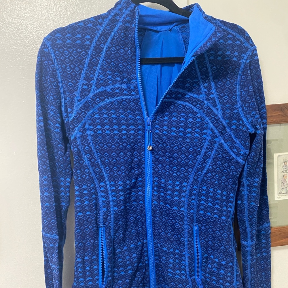 Blue Lululemon Zip-Up
